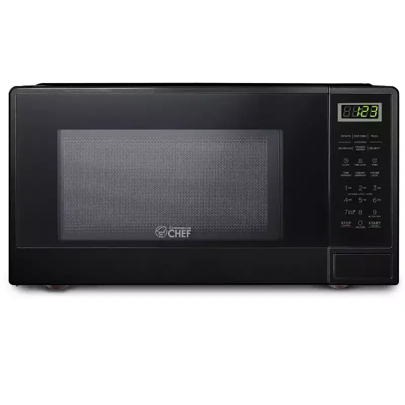 COMMERCIAL CHEF Countertop Microwave 1.1 Cu. Ft. with 10 Power Levels