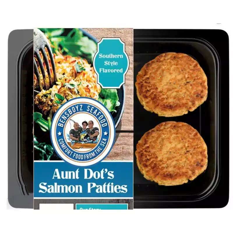 Bensboyz Aunt Dot's Salmon Burger Patties - Frozen - 8oz