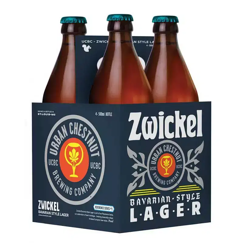 Urban Chestnut Zwickel Bavarian Lager Beer - 4pk/16.9 fl oz Bottles