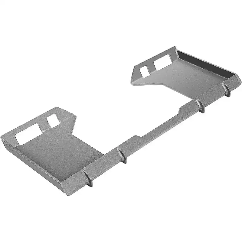 Acekool Quick Tach Mount Plate, Universal Heavy-Duty Skid Steer Adapter for Tractor & Farm Attachments
