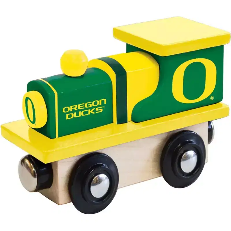 MasterPieces Officially Licensed NCAA Oregon Ducks Wooden Toy Train Engine For Kids