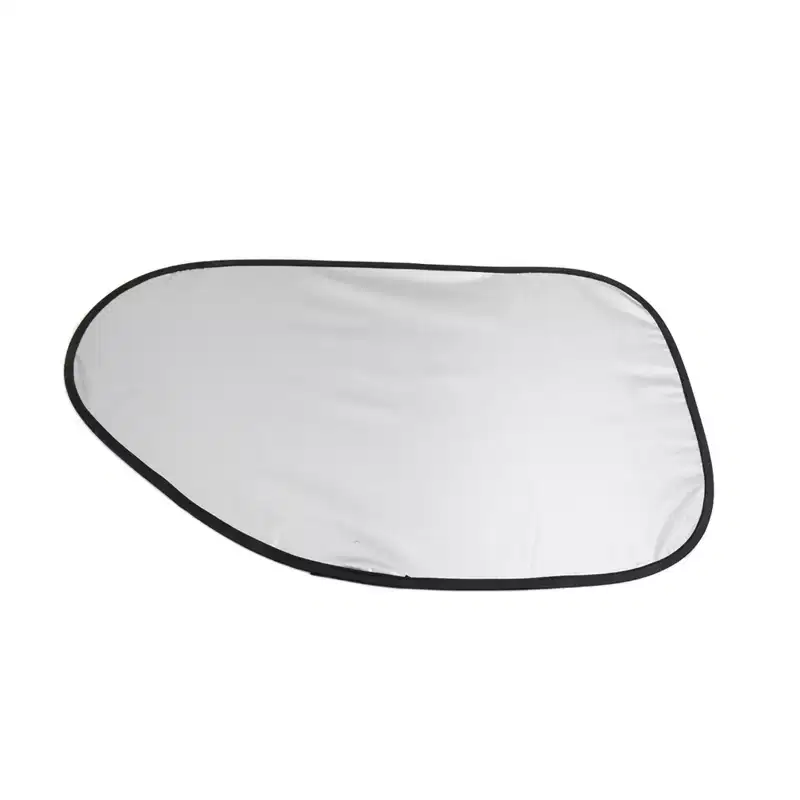 Unique Bargains Side Rear Window Sun Shade Shield Visor Cover for Car 24.4x 13.8 Silver Tone 2 Pcs