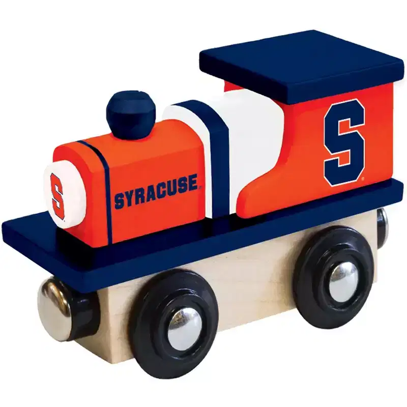 MasterPieces Officially Licensed NCAA Syracuse Orange Wooden Toy Train Engine For Kids