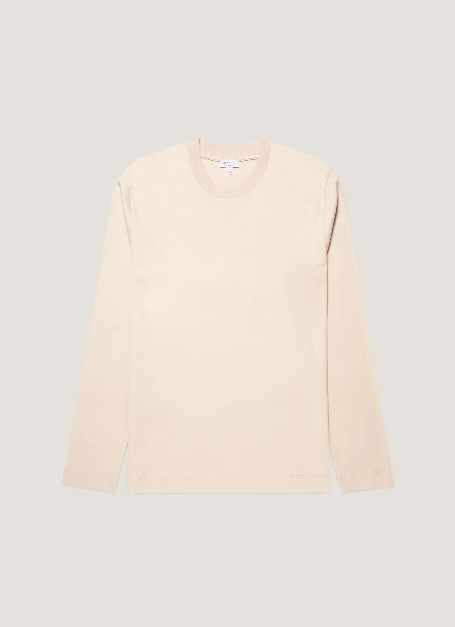 Men's Long Sleeve Heavyweight T-shirt in Swansdown
