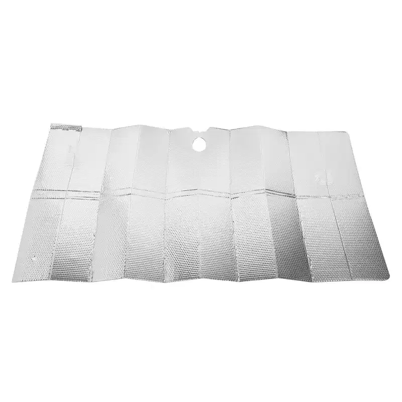 Unique Bargains Car Front Windshield Interior Anti-UV Against Heat Rays Sun Shade Silver Tone 51.18''x27.56'' 1 Pc