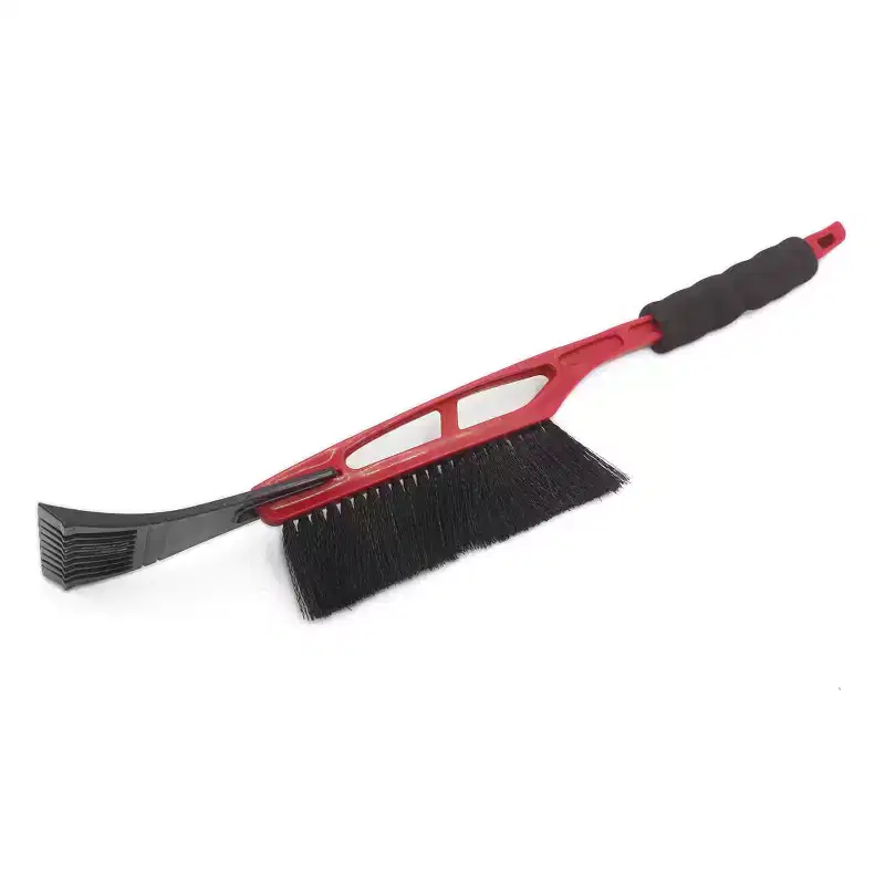 Unique Bargains 20 Car Vehicle Snow Brush Ice Scraper Snowbrush Shovel Removal Tool Ergonomic Grip Black Red