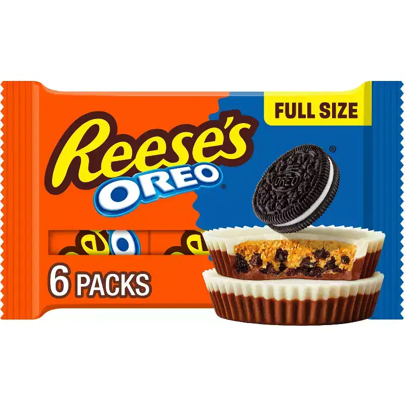 Reese's Oreo Milk Chocolate and White Creme Peanut Butter Cups Candy - 1.5oz