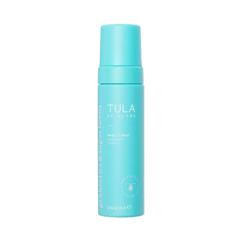 TULA SKINCARE Keep It Clear Acne Foam Cleanser - 6.3 fl oz - Ulta Beauty: Contains Salicylic Acid, Probiotics, Tea Tree Oil