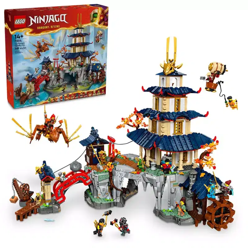 LEGO NINJAGO Tournament Temple City Kids Toy 71814