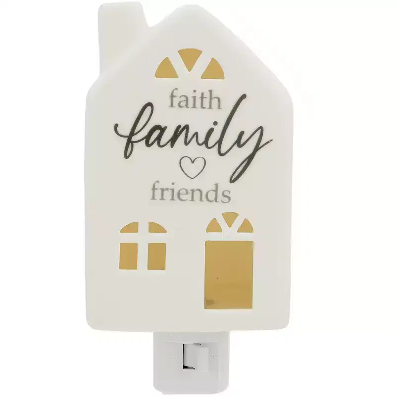 Pavilion Gift Company - Family - 5 Ceramic Night Light - Nightlights