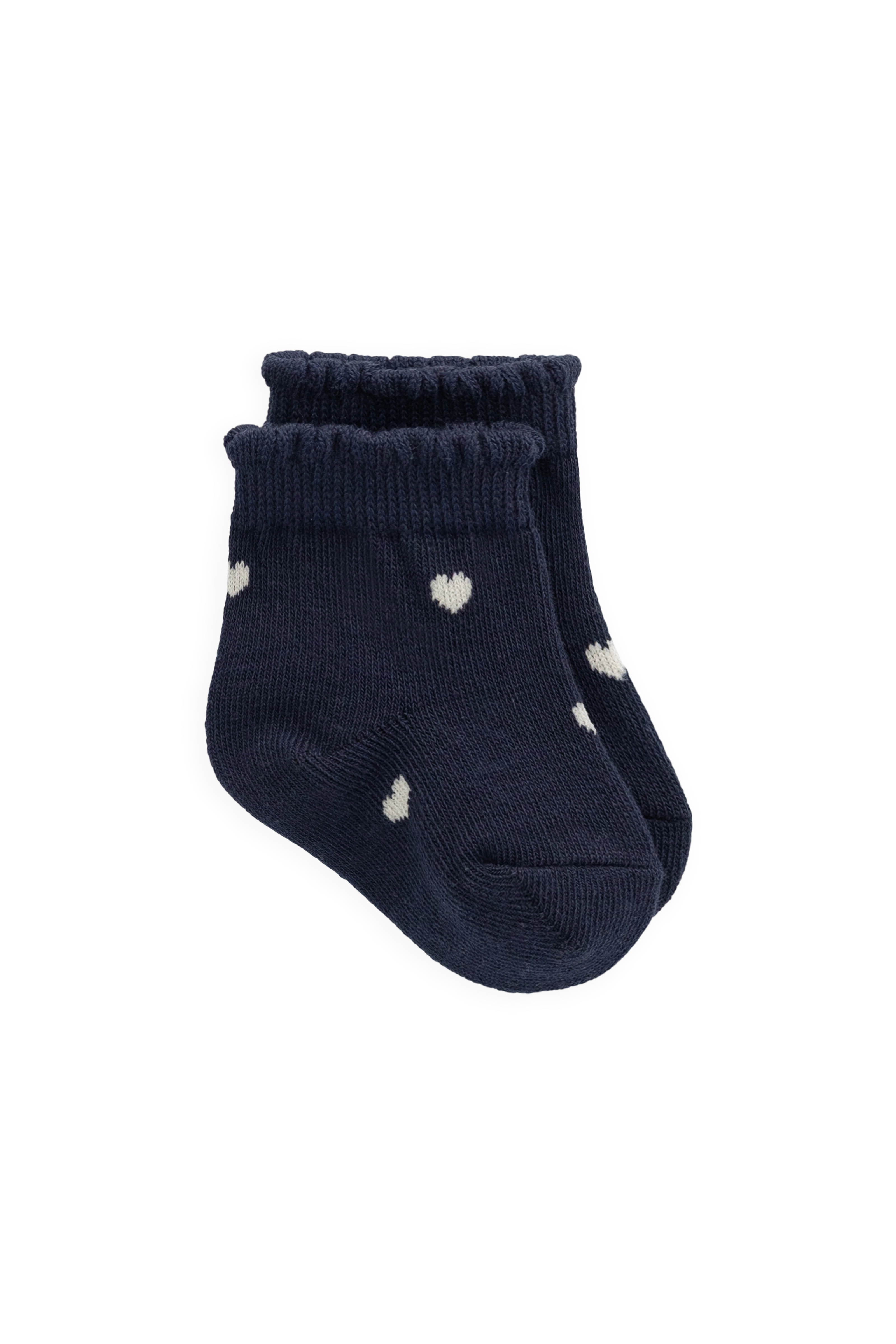 Navy Cotton Socks