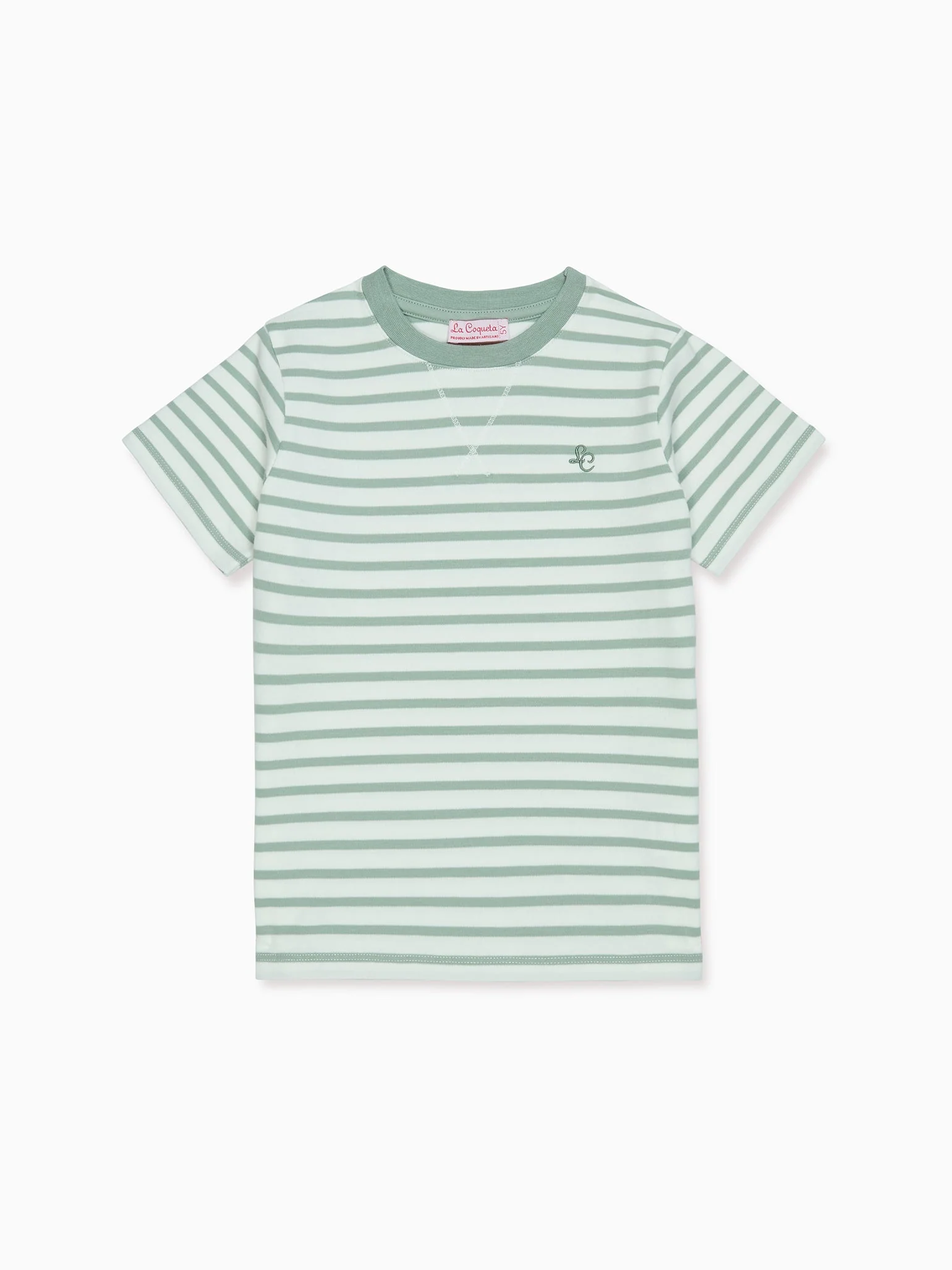Green Stripe Kids T-Shirt
