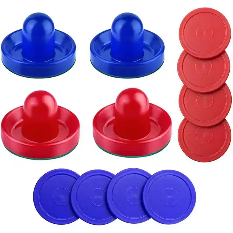 SereneLife Air Hockey Pushers and Puck Set - Suitable Accessories for Game Tables with Protective Paddle Felts - ACCSLARHKY99