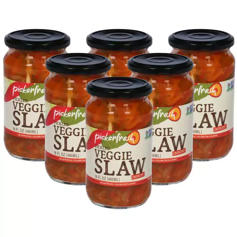Pickerfresh Pickled Veggie Slaw - Case of 6/16 fz