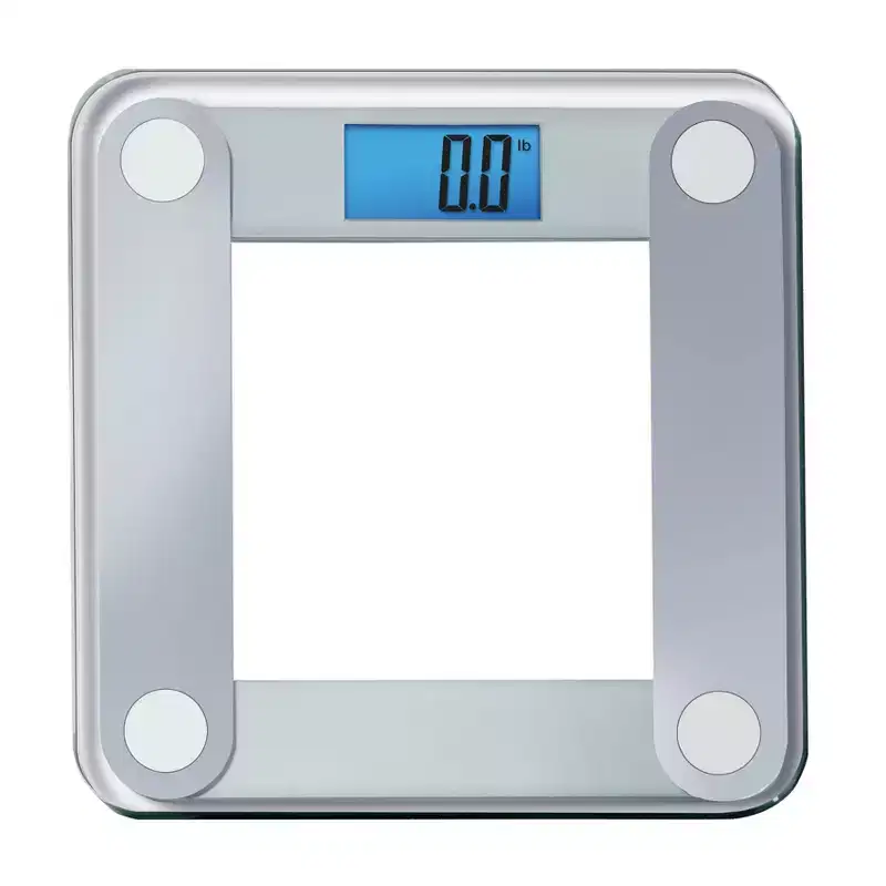 EatSmart Digital Precision Bath Scale Clear with Silver Accents