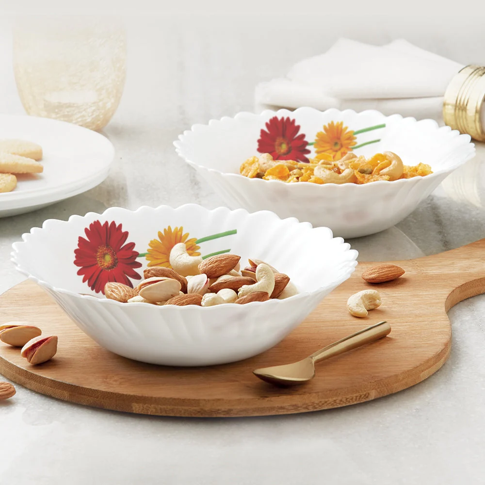 Pink Zinnia Multipurpose Bowl Set &ndash; 2 pcs