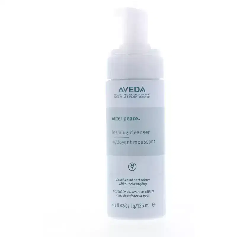 Aveda Outer Peace Foaming Cleanser, Gentle Foaming Facial Cleanser for Sensitive & Stressed Skin, 4.2 oz