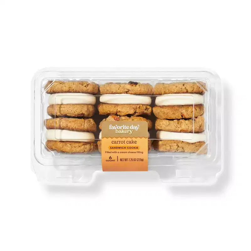 Carrot Cake Soft Sandwich Cookies - 6ct/7.75oz - Favorite Day™