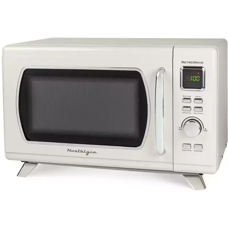 Nostalgia Mid-Century Retro 0.9 Cu. Ft. Microwave