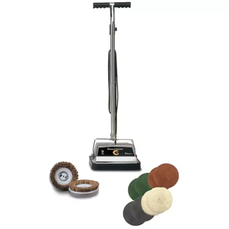 Koblenz The Cleaning Machine 12-In. Floor Polisher/Buffer/Scrubber, P-1800, Gold and Gray
