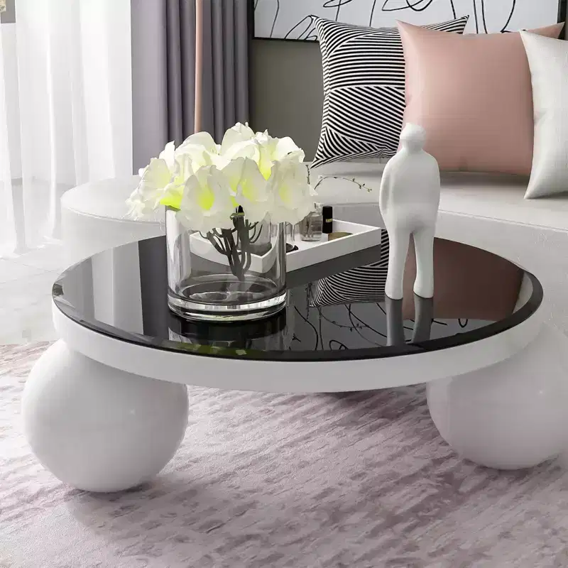 Round Tempered Glass Tabletop with Beveled Polished,for DIY Table, Dining Table, Coffee Table 1/2 Inch Thick 38.6 Inch Diameter