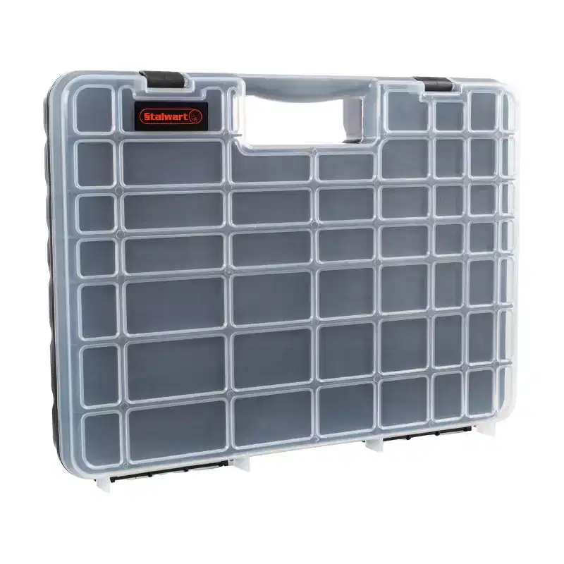 55-Compartment Portable Organization and Storage Tool Box for Office Supplies Teacher Supp