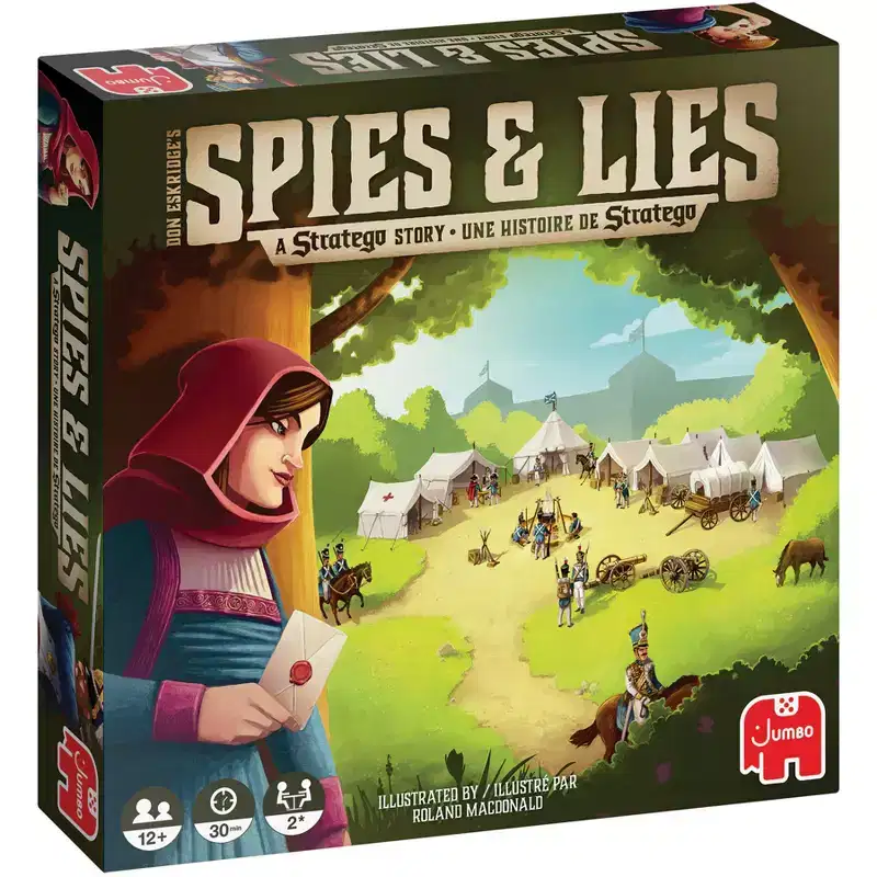 Jumbo Toys: Spies & Lies A Strategy Story Board Game, 2 Players