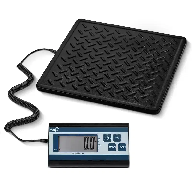 Smart Weigh Postal Scale Digital 440lb / 10g Accuracy Shipping Scale Stainless Steel with LCD Screen