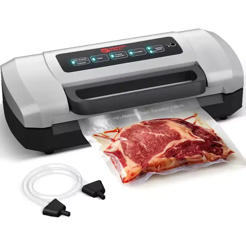 Magic Mill Premium Vacuum Sealer Machine, With Patent Easy-Close Handle for Automatic Food Preservation