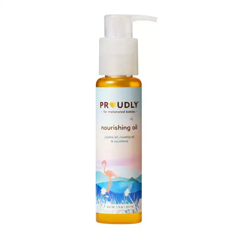 PROUDLY COMPANY Baby Nourishing Oil - 3 fl oz: Soothing, Hypoallergenic, Paraben-Free, Sulfate-Free