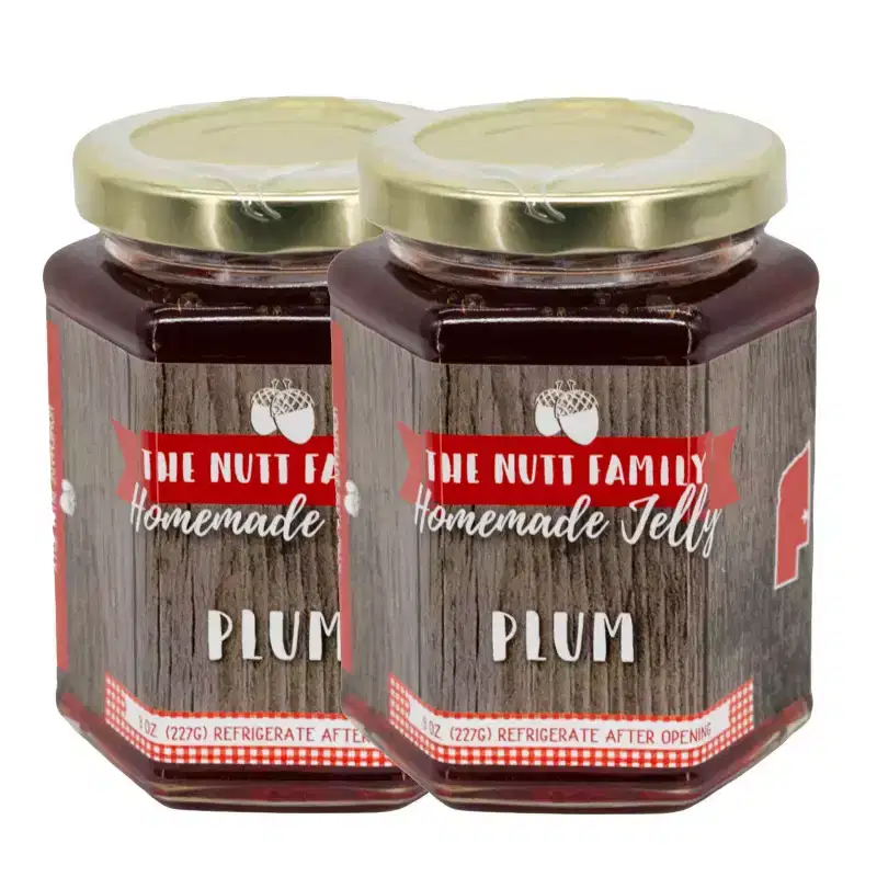 Nutt Family Jams & Jellies 9 oz Plum Jelly - Pack of 2