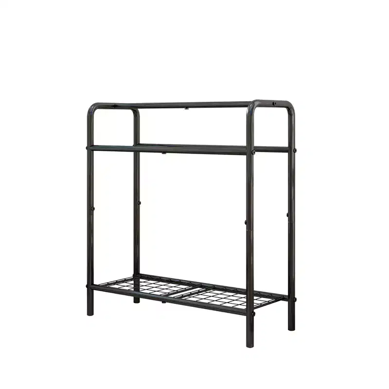 3 Tier Metal Towel Rack, Freestanding Towel Holder for Bathroom, Save Space with Storage, Display Rack for Bedroom, Bathroom, Swimming Pool