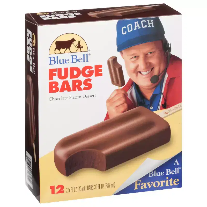 Blue Bell Frozen Fudge Bars - 30 fl oz/12ct