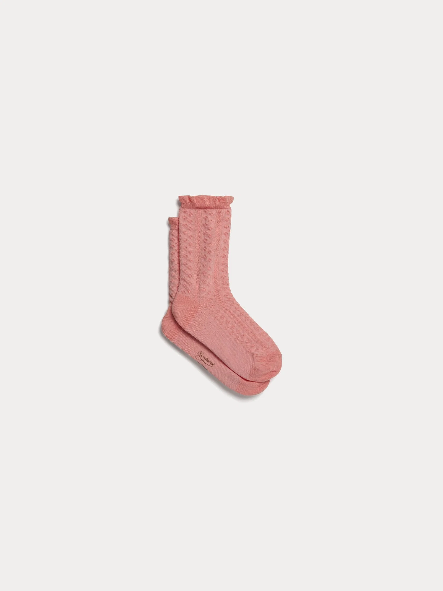 candy pink socks