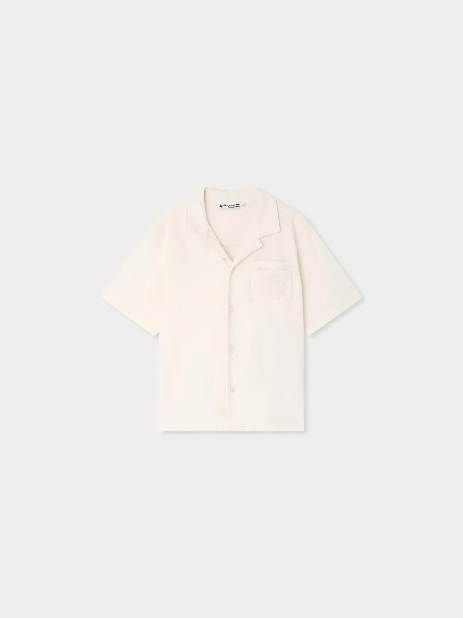 embroidered coat-of-arms t-shirt
