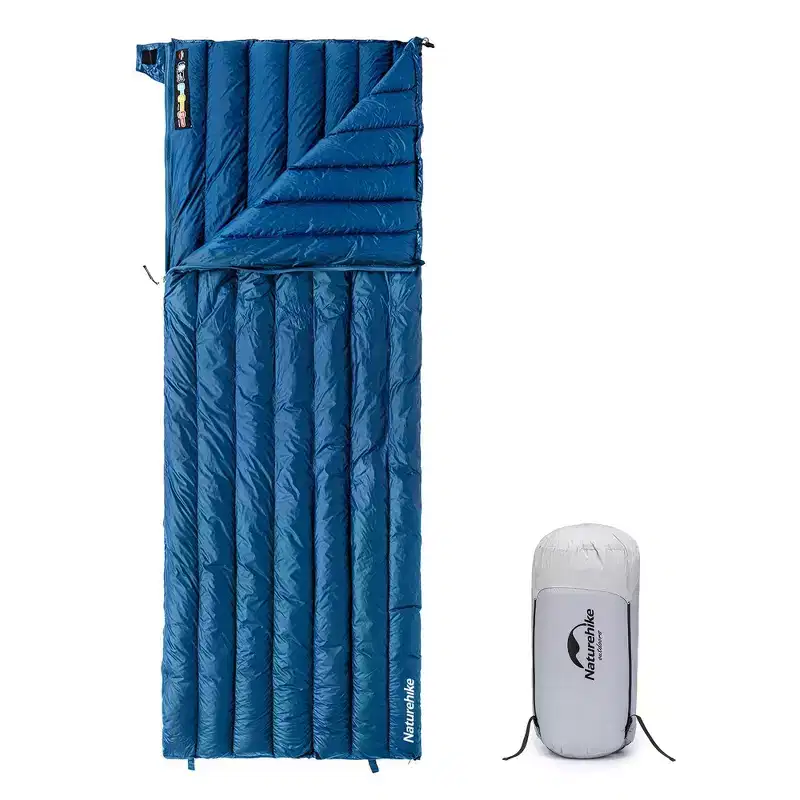 Naturehike Ultralight Down Sleeping Bag - 650 Fill Power, 20oz Compact for Adults, 3-Season (42F/52F) Backpacking Bag for Hiking & Camping