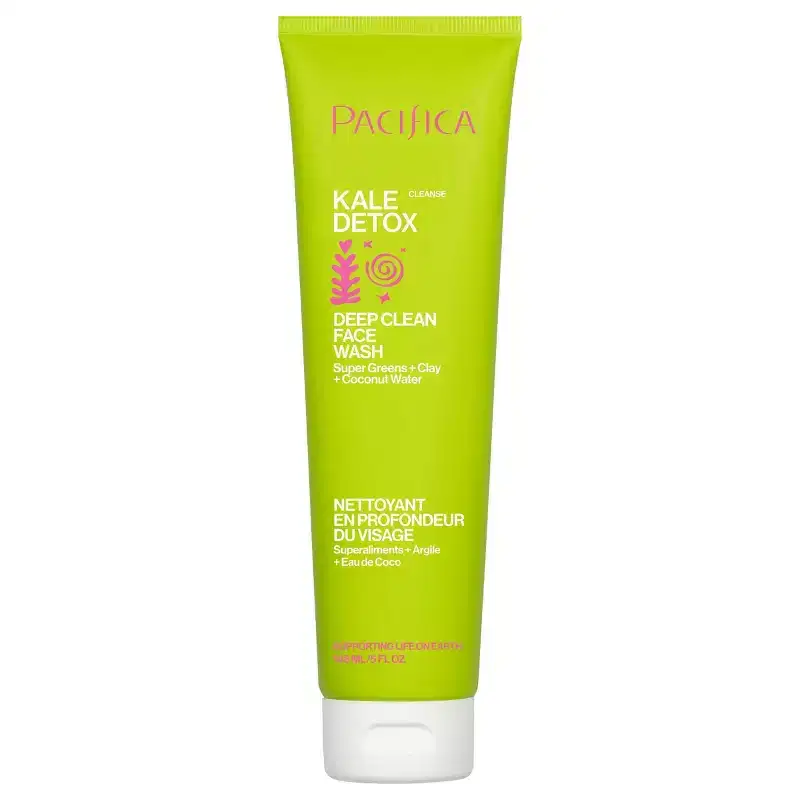 Pacifica Kale Detox Deep Cleansing Face Wash - Scented - 5 fl oz: Paraben-Free, Vegan, Oily & Acne-Prone Skin