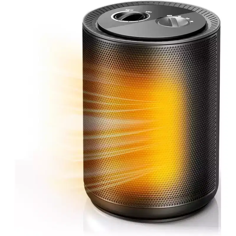 ZAFRO Space Heater for Indoor Use, 1500W 3 Heating Modes for Office Bedroom, Portable Electric Heater with Thermostat, Child Lock