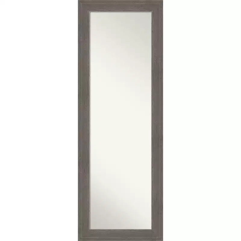 Non-Beveled Framed Full-Length Over-the-Door Mirror
