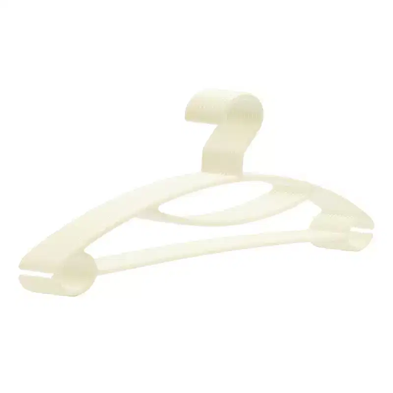 REGALWOVEN Non-Slip Durable Space-Saving Plastic Clothes Hangers 10 Pcs