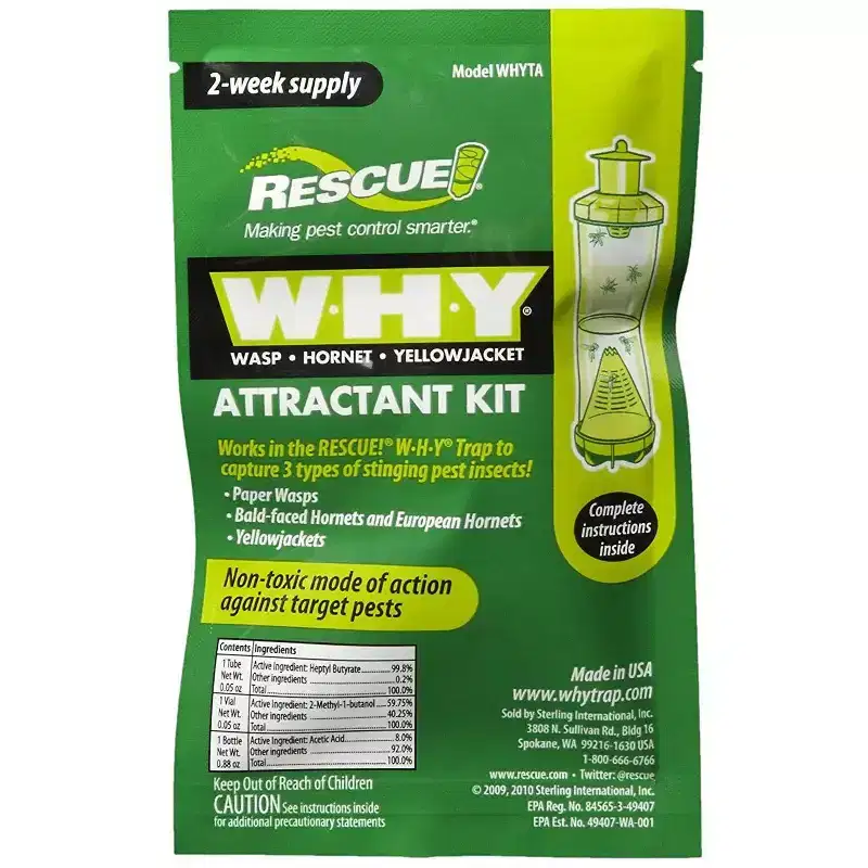 Rescue - WHY Wasp, Hornet, Yellow Jacket Trap Attractant Refills (24 PACKS)
