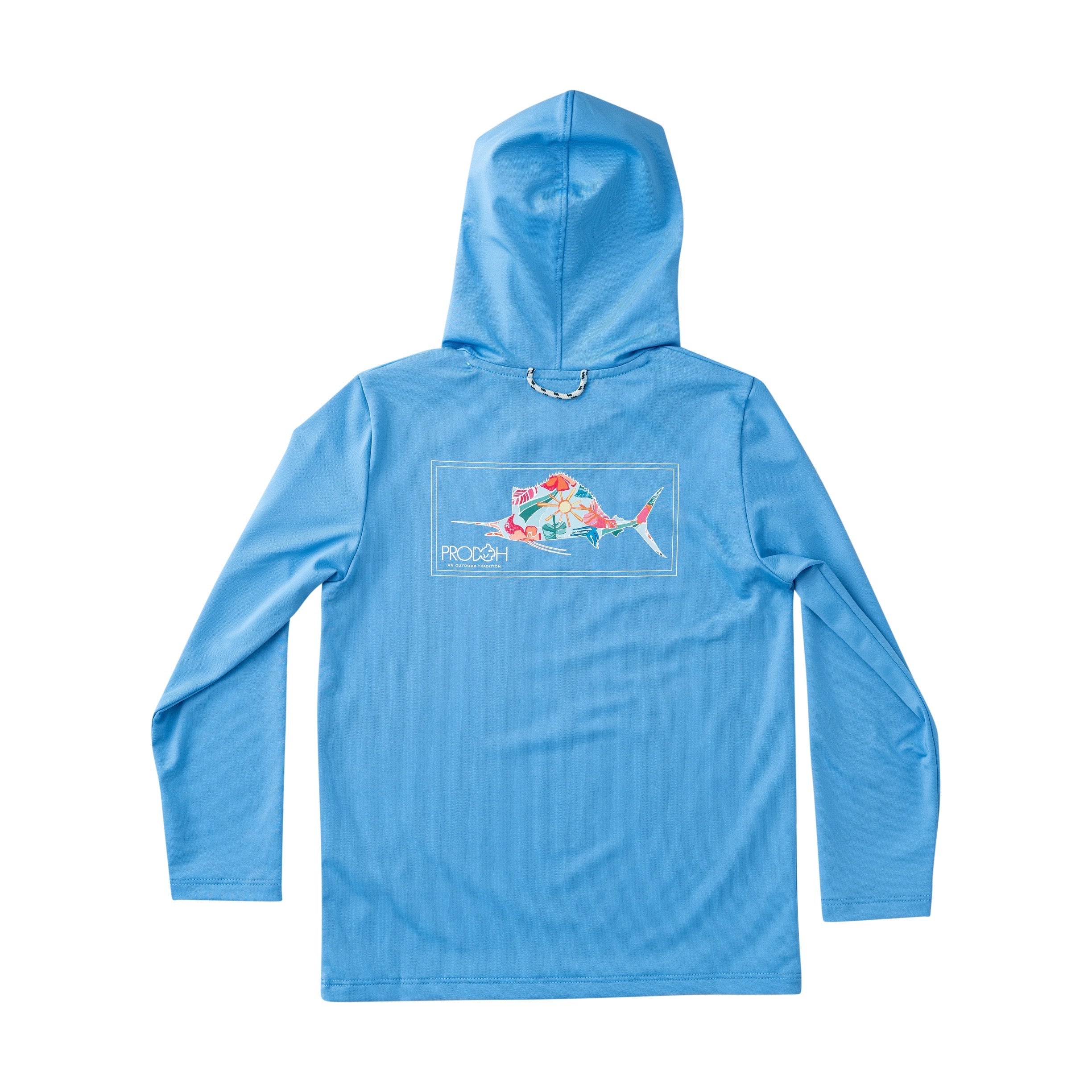 Kid's Pro Performance Hoodie T-shirt &uml;C Tropical Marlin Art