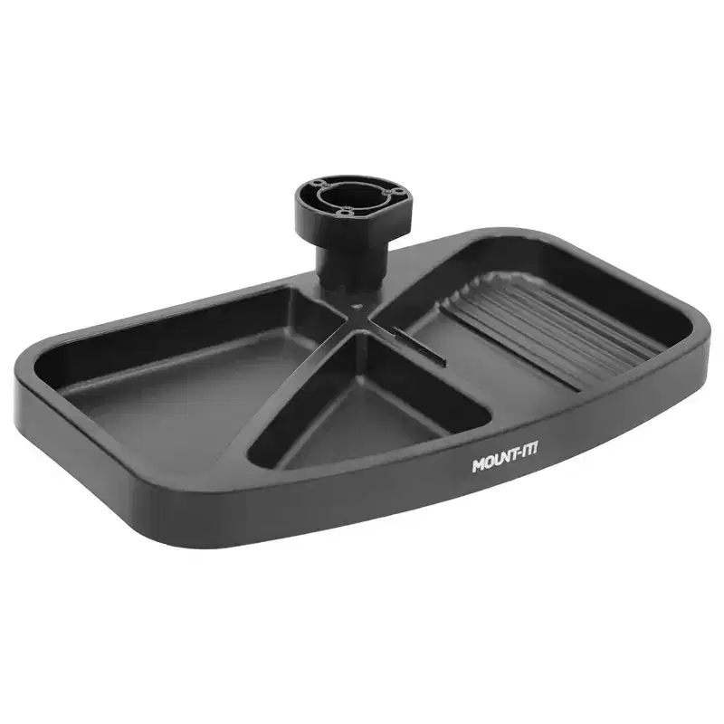 Under-Desk Swivel Storage Tray &ndash; Ergonomic Undermount Shelf for Office Supplies