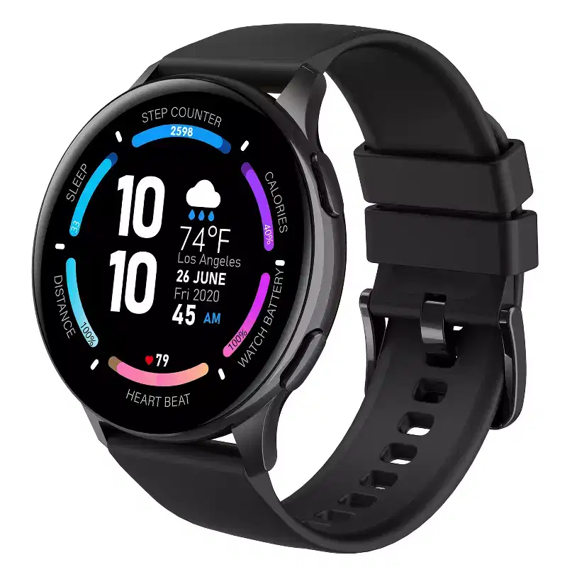 3Plus Vibe Callie Smartwatch with 1.43-In. AMOLED Display, Bluetooth Calling, Heart Rate/Blood Oxygen/Sleep, 100+ Workouts, and IP68 Water-Re...
