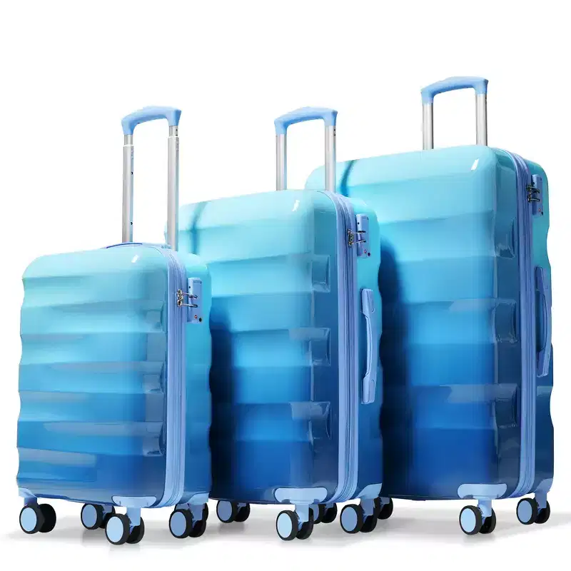 3-Piece Hardshell Luggage Set 20/24/28 Inch, Lightweight PC+ABS Expandable Suitcases with Spinner Wheels, TSA Lock, Glossy Finish for Travel