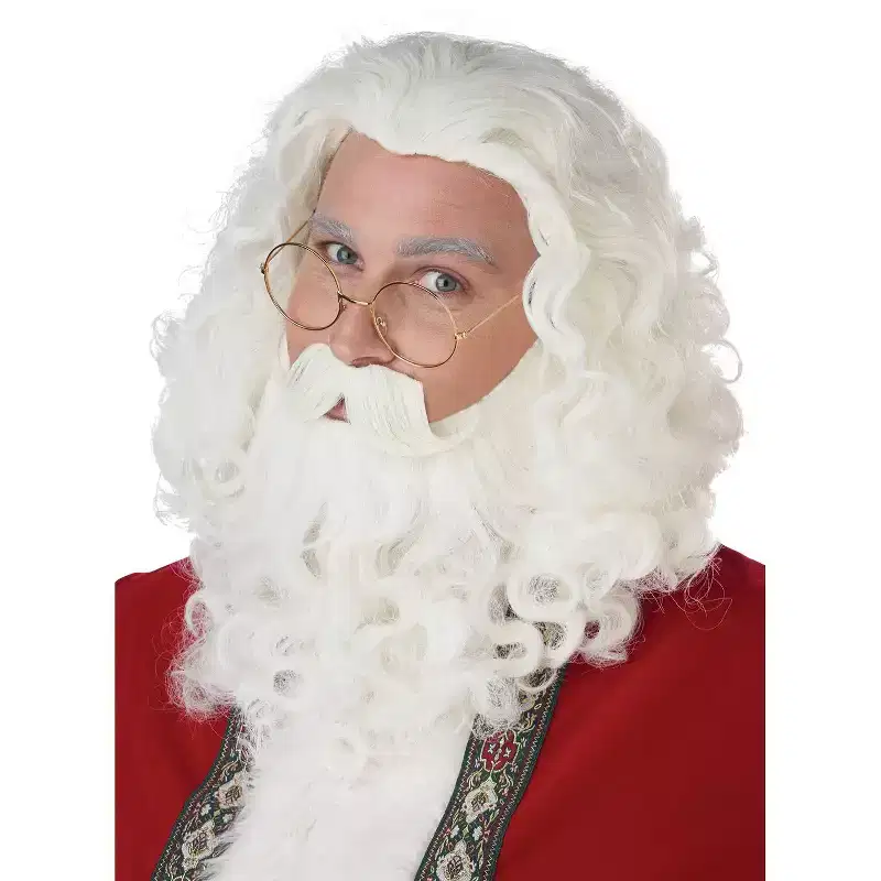 California Costumes Santa Wig, Beard, and Moustache Set