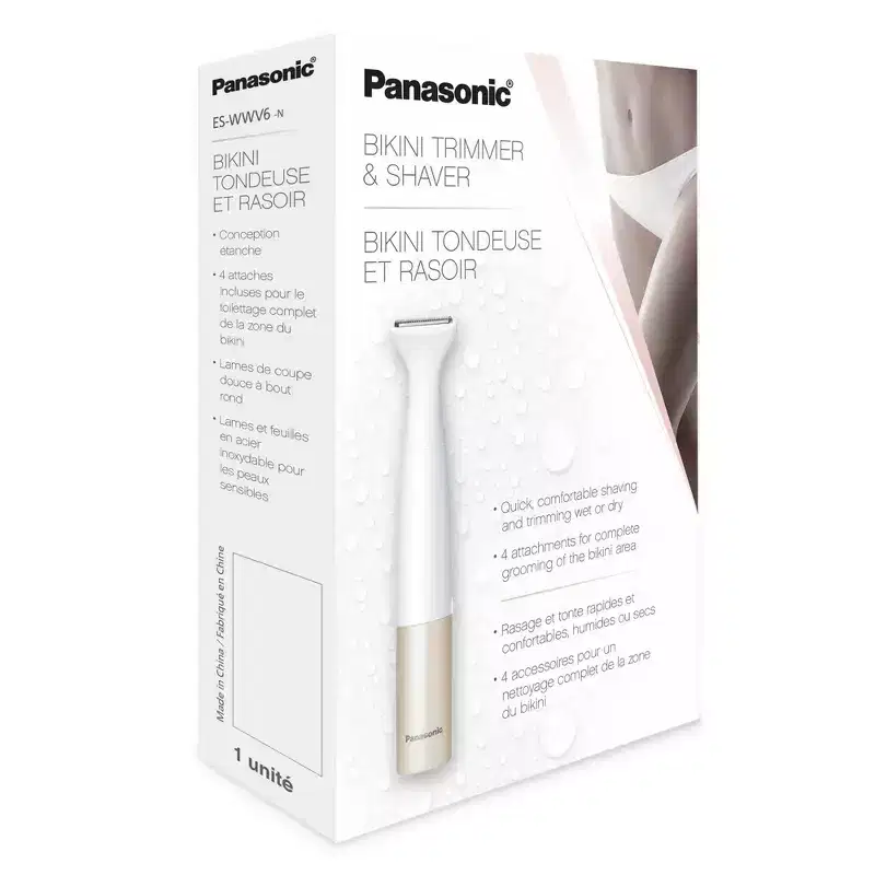 Panasonic Women's Wet-Dry Battery-Operated Bikini Trimmer and Shaver