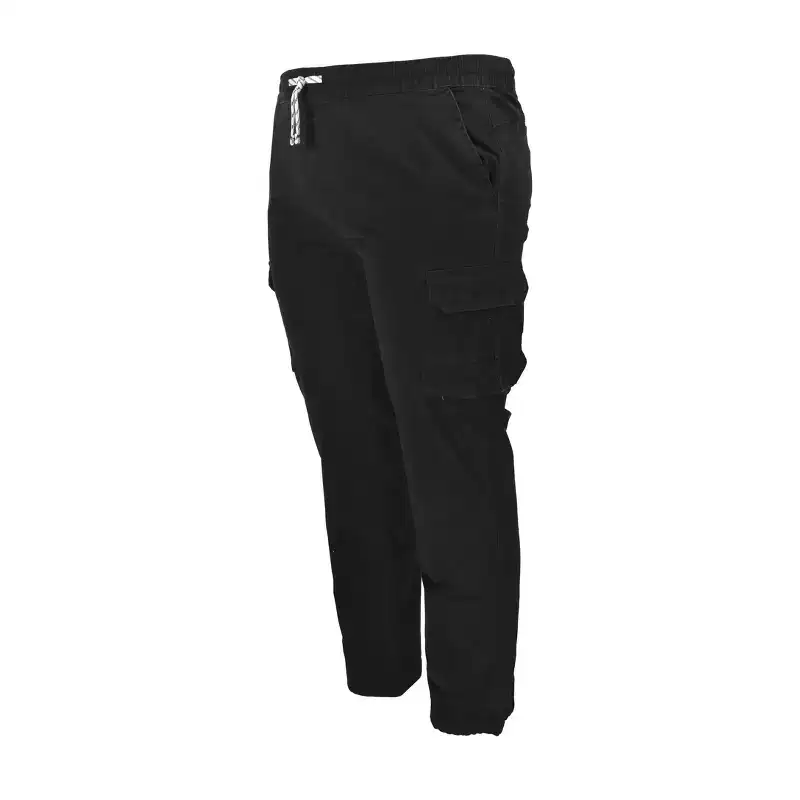 Burnside Men's Stonewash Stretch Cargo Pants | Black