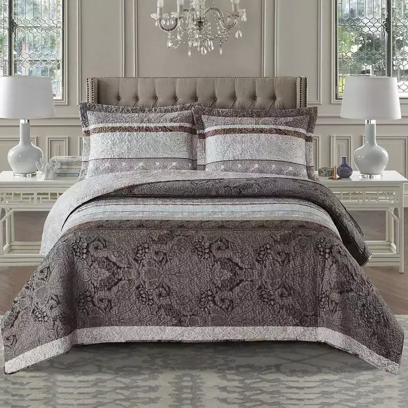 Egyptian Linens Callisto Reversible Quilt - Bedspread Set