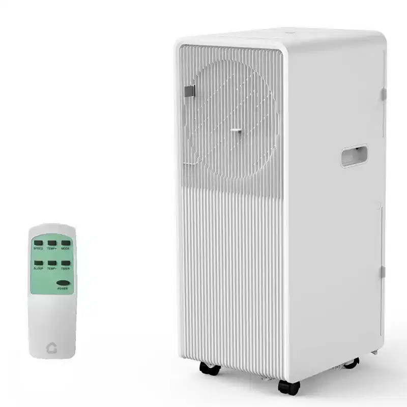 10,000 BTU Portable Air Conditioner for Room 160-215 Sq.Ft, 3 in-1 Drainage-free AC Unit with Dehumidifier, Fan, Remote Control